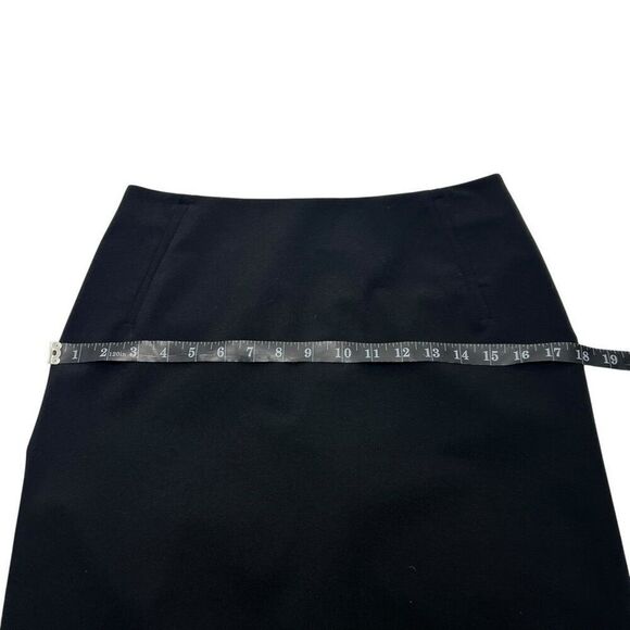Gianni Versace Pencil Midi Skirt Size 8-10 Women's Black Solid Classic Back Zipp - Picture 11 of 13